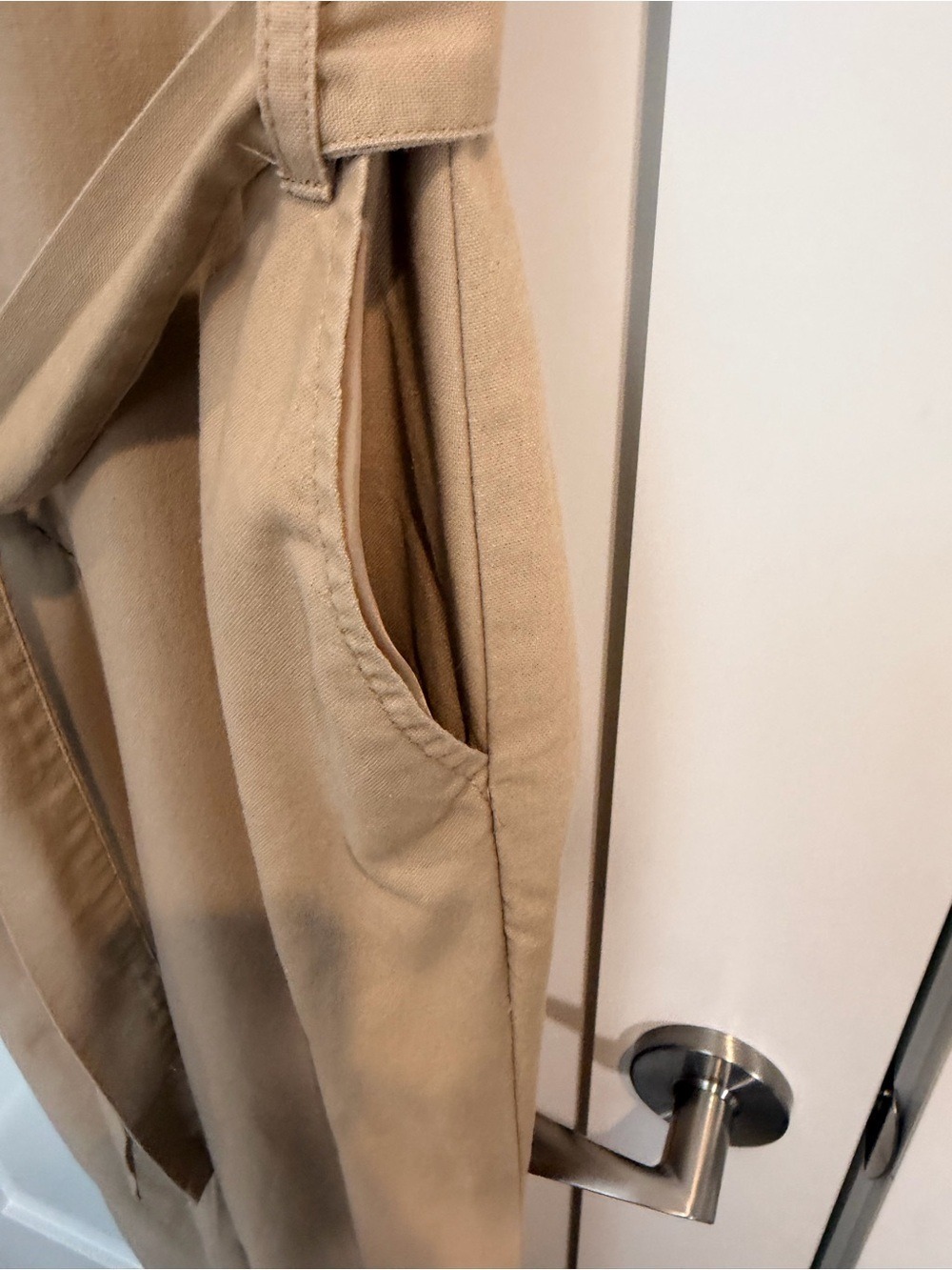Ciso Sleeveless Tan Utility Jumpsuit Belted Wide Leg Tan Size M - Picture 8 of 11